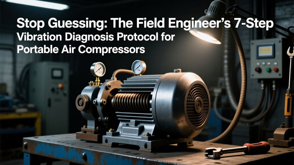 Stop Guessing: The Field Engineer’s 7-Step Vibration Diagnosis Protocol for Portable Air Compressors (With Real Failure Signatures, ISO 10816 Thresholds, and On-Site Correction Tactics)
