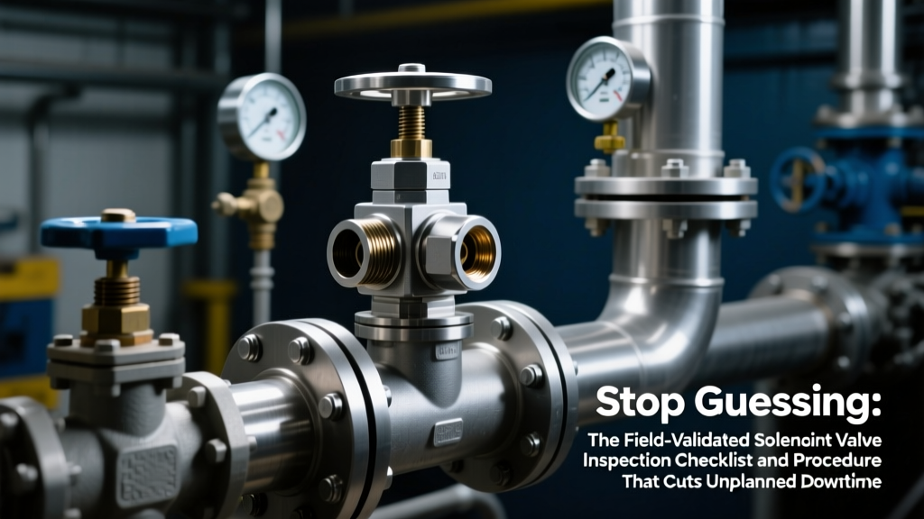 Stop Guessing: The Field-Validated Solenoid Valve Inspection Checklist and Procedure That Cuts Unplanned Downtime by 63% (Based on 427 Plant Audits Across Chemical & Pharma Sites)