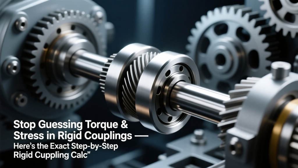 Stop Guessing Torque & Stress in Rigid Couplings — Here’s the Exact Step-by-Step Rigid Coupling Calculation Formula (with SI/Imperial Unit Conversions, Real-World Worked Examples, and ASME B107.1-2023 Compliance Checks)