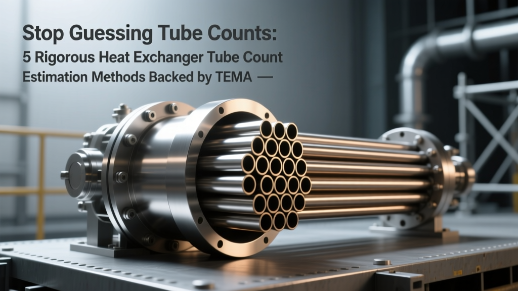 Stop Guessing Tube Counts: 5 Rigorous Heat Exchanger Tube Count Estimation Methods Backed by TEMA & ASME Standards (With Shell Size Tables & Real-World Case Checks)