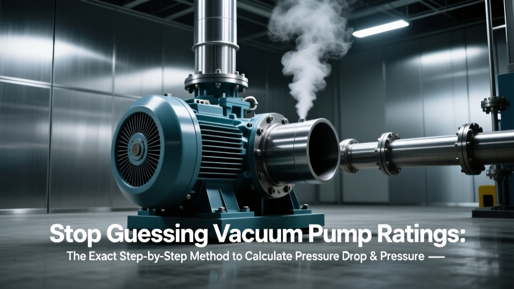 Stop Guessing Vacuum Pump Ratings: The Exact Step-by-Step Method to Calculate Pressure Drop & Pressure Ratings (With Real-World Formulas, Unit-Corrected Examples, and ROI-Driven Safety Margins)