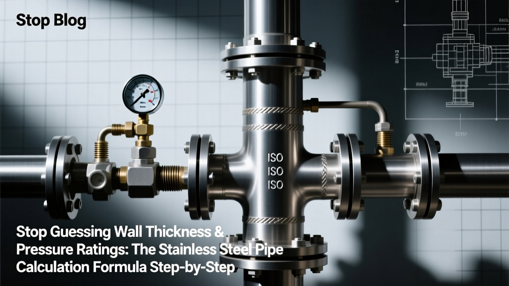 Stop Guessing Wall Thickness & Pressure Ratings: The Stainless Steel Pipe Calculation Formula Step-by-Step Guide Every Piping Engineer Needs (With ASME B31.3 Worked Examples, Unit Conversion Pitfalls, and Real-World Error Fixes)