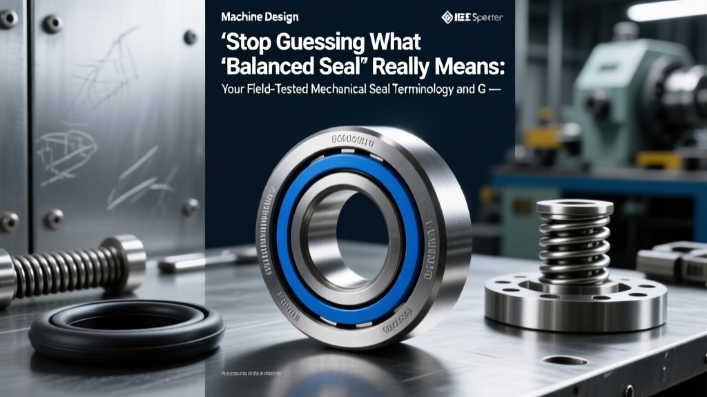 Stop Guessing What 'Balanced Seal' Really Means: Your Field-Tested Mechanical Seal Terminology and Glossary—With Real Failure Root Causes, API 682 Plan Decoding, and Face Material Science Explained in Plain English