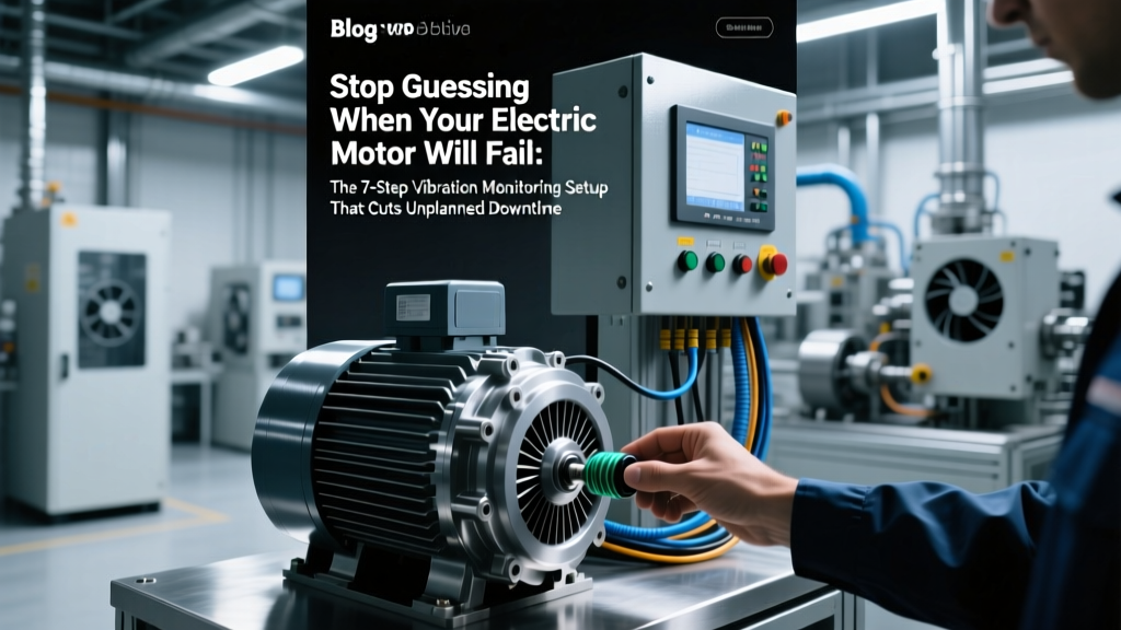 Stop Guessing When Your Electric Motor Will Fail: The 7-Step Vibration Monitoring Setup That Cuts Unplanned Downtime by 63% (Based on ISO 10816 & IEEE 112)