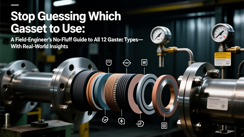 Stop Guessing Which Gasket to Use: A Field-Engineer’s No-Fluff Guide to All 12 Gasket Types—With Real-World Failure Data, ASME/ISO Compliance Notes, and 3 Instant-Apply Selection Rules You’re Missing