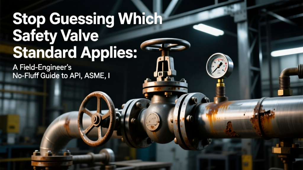 Stop Guessing Which Safety Valve Standard Applies: A Field-Engineer’s No-Fluff Guide to API, ASME, ISO & ANSI Codes — With Real-World Cv Matching, Certification Pitfalls, and Modern Digital Compliance Tools You’re Missing