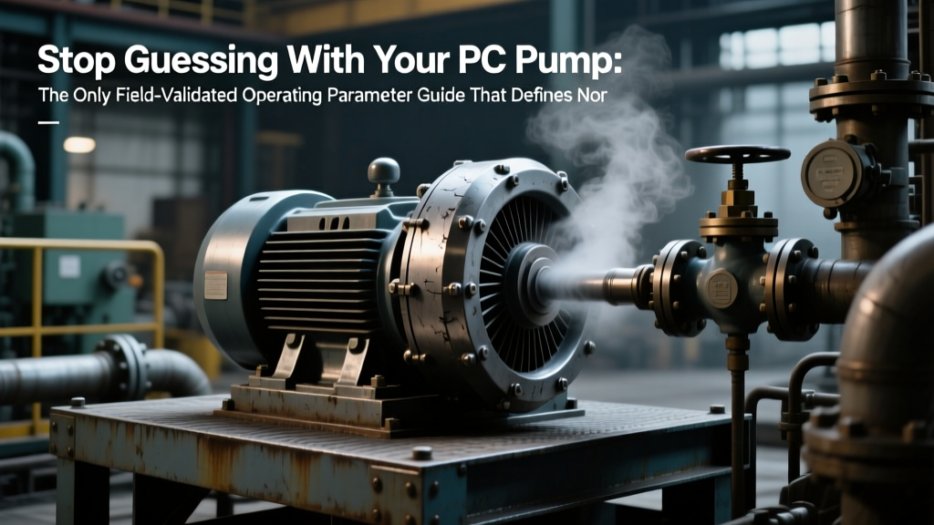 Stop Guessing With Your PC Pump: The Only Field-Validated Operating Parameter Guide That Defines Normal Ranges, Alarm Setpoints, Trip Limits, and Real-Time Monitoring Requirements—Backed by API RP 14E & ISO 13709 Data