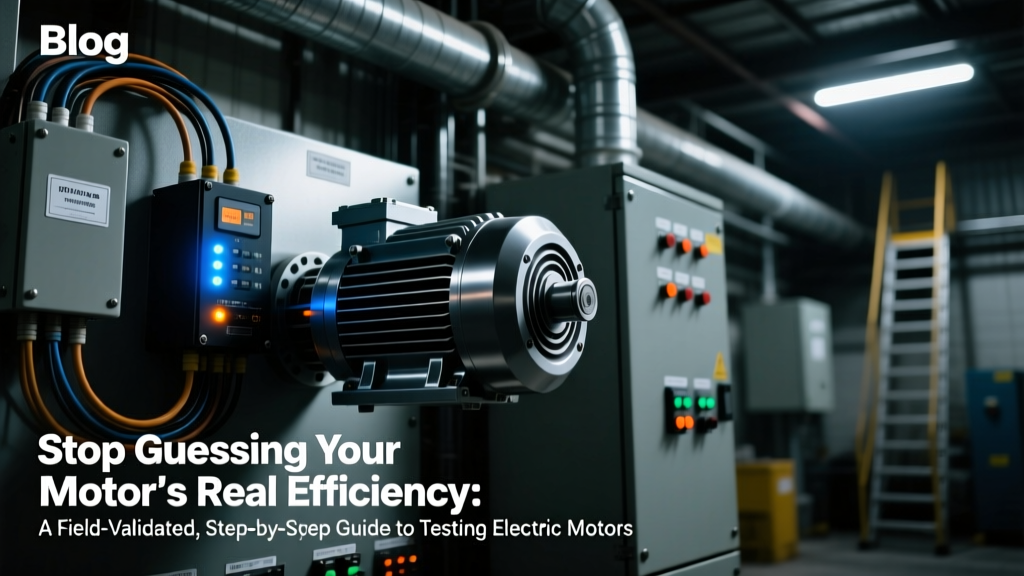Stop Guessing Your Motor’s Real Efficiency: A Field-Validated, Step-by-Step Guide to Testing Electric Motor Efficiency On-Site — Power Measurement, Slip Analysis, Calorimetry, and Nameplate Benchmarking (No Lab Required)