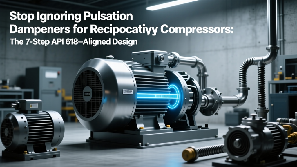 Stop Ignoring Pulsation Dampeners for Reciprocating Compressors: The 7-Step API 618–Aligned Design & Selection Checklist That Prevents Catastrophic Pipeline Fatigue (and Why Most Engineers Skip Step 3)