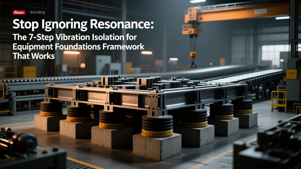 Stop Ignoring Resonance: The 7-Step Vibration Isolation for Equipment Foundations Framework That Prevents Foundation Cracking, Bearing Failures, and Costly Downtime (Backed by ISO 10816 & API RP 686)