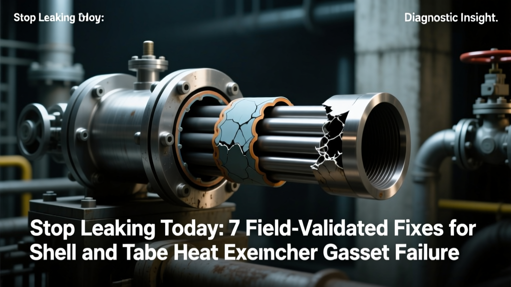 Stop Leaking Today: 7 Field-Validated Fixes for Shell and Tube Heat Exchanger Gasket Failure — Diagnose in <15 Minutes, Prevent Recurrence for 3+ Years (No Downtime Required)