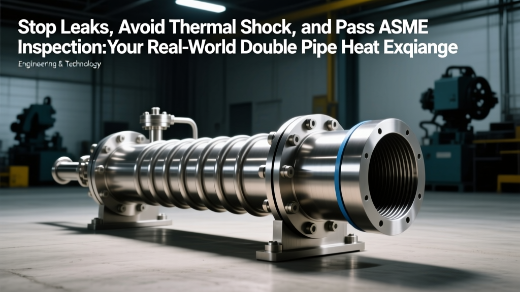 Stop Leaks, Avoid Thermal Shock, and Pass ASME Inspection: Your Real-World Double Pipe Heat Exchanger Installation Guide (Not Just Theory—We Walk Through a Live Pharmaceutical Plant Retrofit)