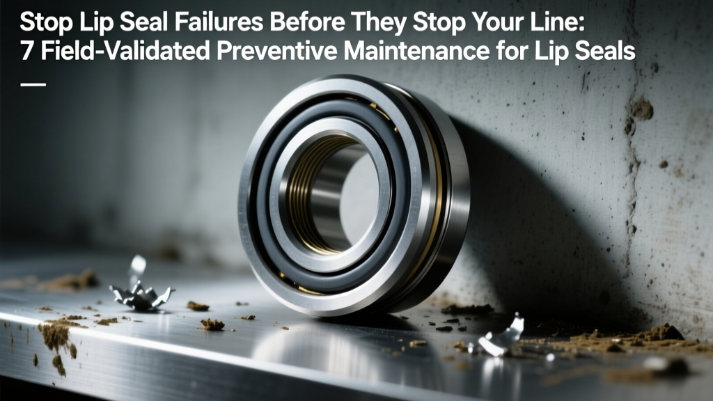 Stop Lip Seal Failures Before They Stop Your Line: 7 Field-Validated Preventive Maintenance for Lip Seal Best Practices That Cut Unplanned Downtime by 63% (Based on 427 Pump & Gearbox Audits)