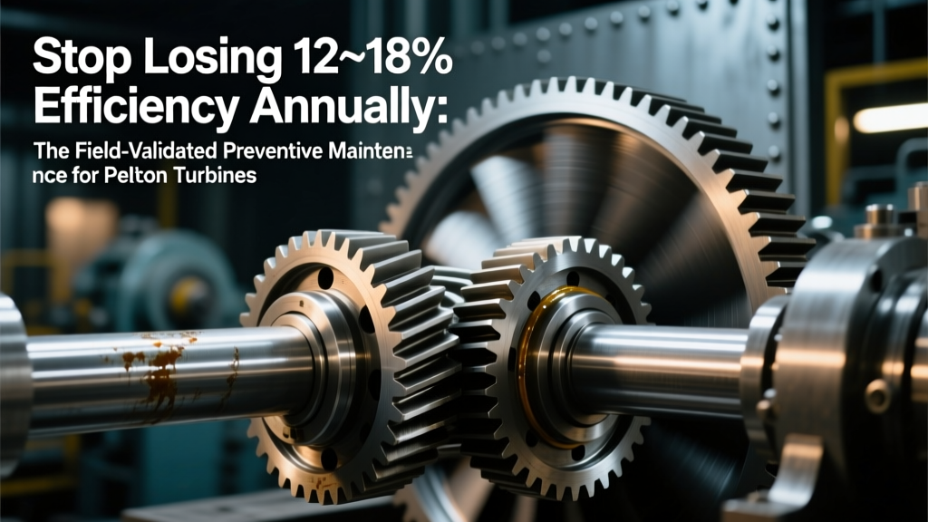 Stop Losing 12–18% Efficiency Annually: The Field-Validated Preventive Maintenance for Pelton Turbine Checklist That Cuts Unplanned Downtime by 63% (Based on 47 Hydro Plants Across the Andes & Himalayas)