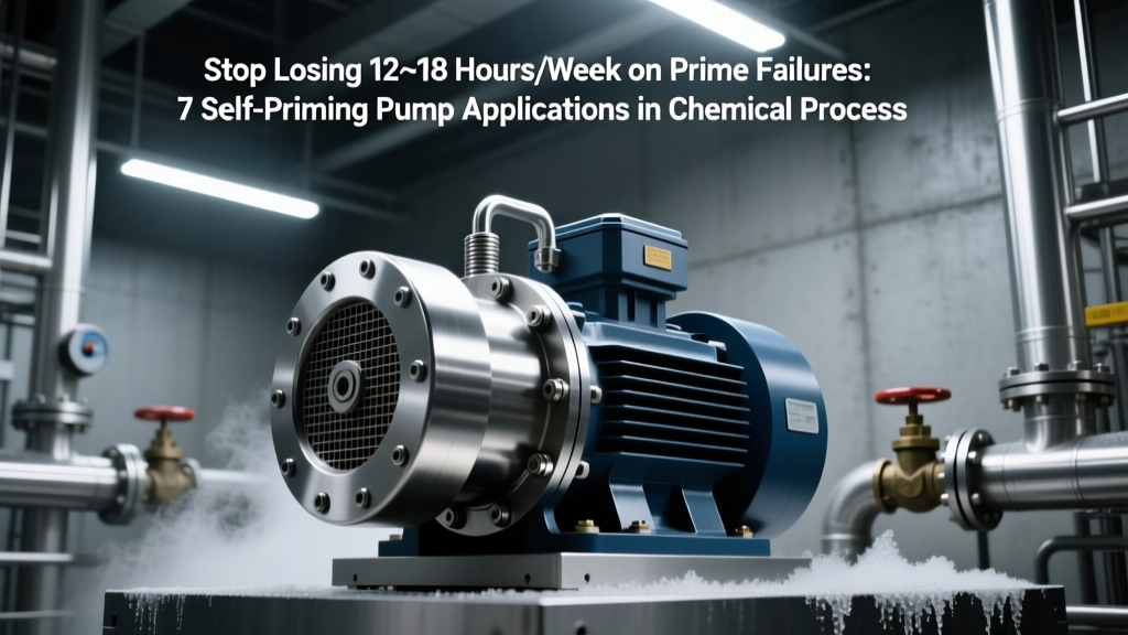 Stop Losing 12–18 Hours/Week on Prime Failures: 7 Self-Priming Pump Applications in Chemical Processing That Actually Handle Corrosive, Abrasive & High-Temp Fluids Without Cavitation, Dry-Run Damage, or Manual Intervention