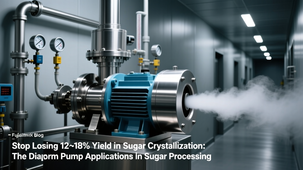 Stop Losing 12–18% Yield in Sugar Crystallization: The Diaphragm Pump Applications in Sugar Processing Guide That Reveals Which Pumps Prevent Sucrose Degradation, Handle Sticky Molasses, and Survive CIP Cycles—Without Costly Downtime or Material Failure