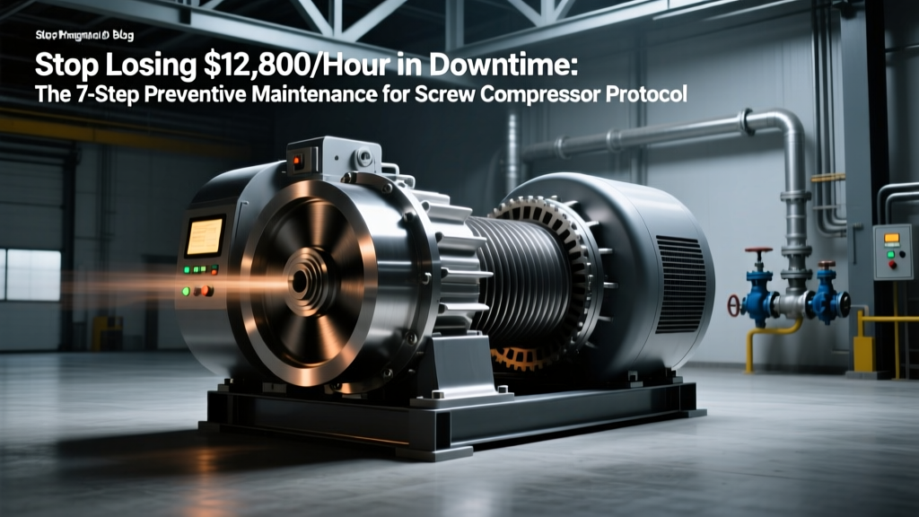 Stop Losing $12,800/Hour in Downtime: The 7-Step Preventive Maintenance for Screw Compressor Protocol That Cuts Unplanned Failures by 73% (Backed by ISO 8573 & API RP 14C Data)