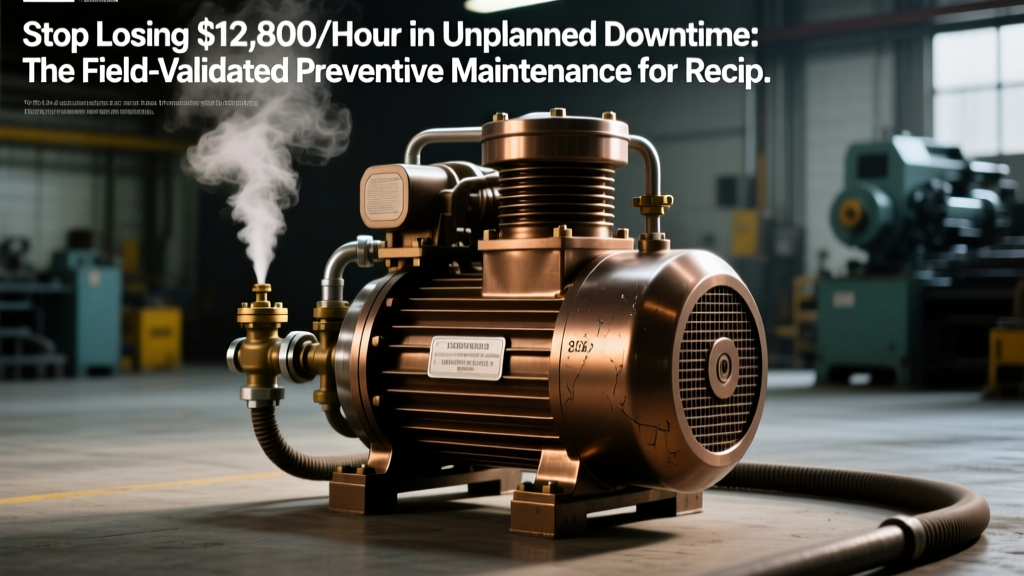 Stop Losing $12,800/Hour in Unplanned Downtime: The Field-Validated Preventive Maintenance for Reciprocating Compressor Checklist That Cuts Failures by 73% (Based on 42 Refinery & Chemical Plant Audits)