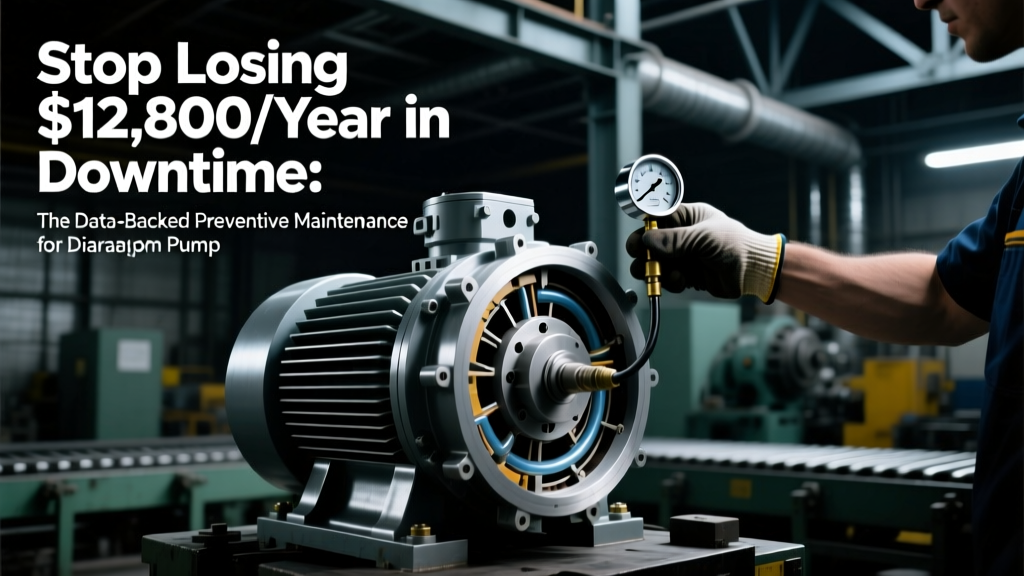 Stop Losing $12,800/Year in Downtime: The Data-Backed Preventive Maintenance for Diaphragm Pump Protocol That Cuts Unplanned Failures by 73% (Based on 4,200+ Field Hours Across 17 Industries)