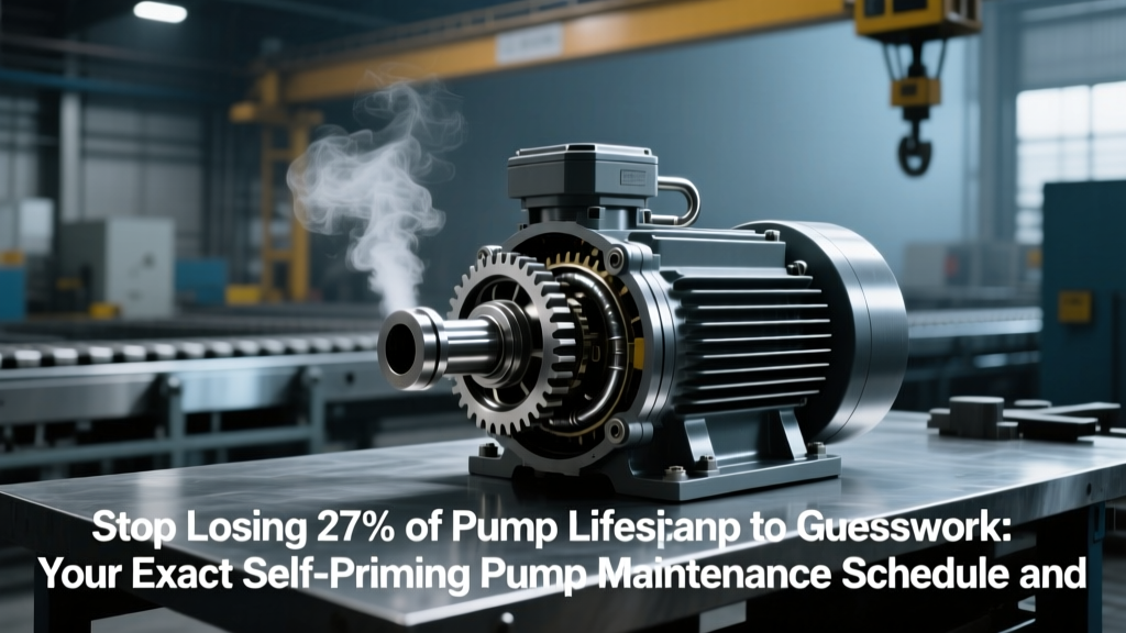 Stop Losing 27% of Pump Lifespan to Guesswork: Your Exact Self-Priming Pump Maintenance Schedule and Procedures — Daily, Weekly, Quarterly & Overhaul Intervals (ASME B73.3-Compliant)