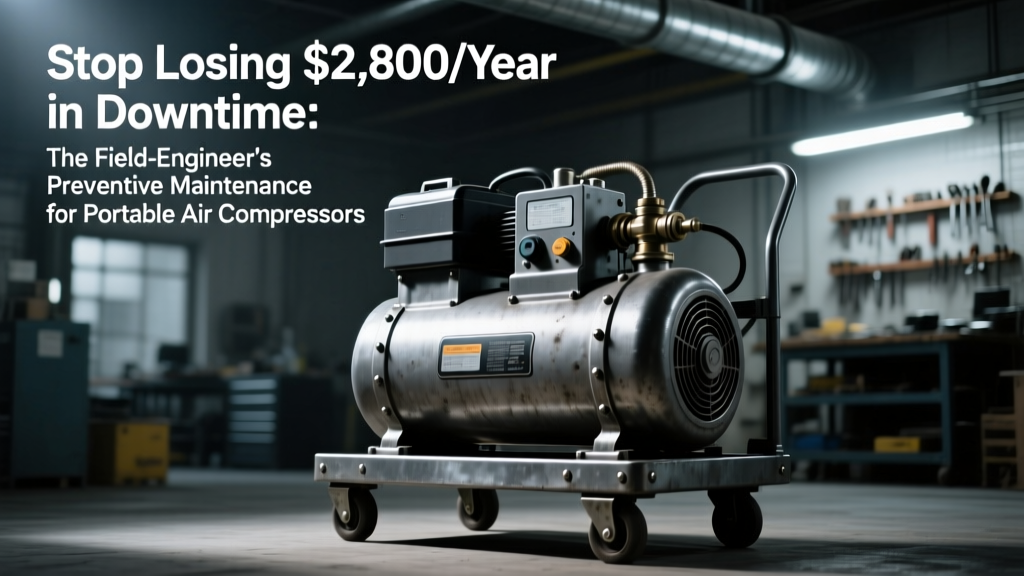 Stop Losing $2,800/Year in Downtime: The Field-Engineer’s Preventive Maintenance for Portable Air Compressor Checklist (With Real Wear Pattern Mapping & ISO 8573-1 Compliance Notes)