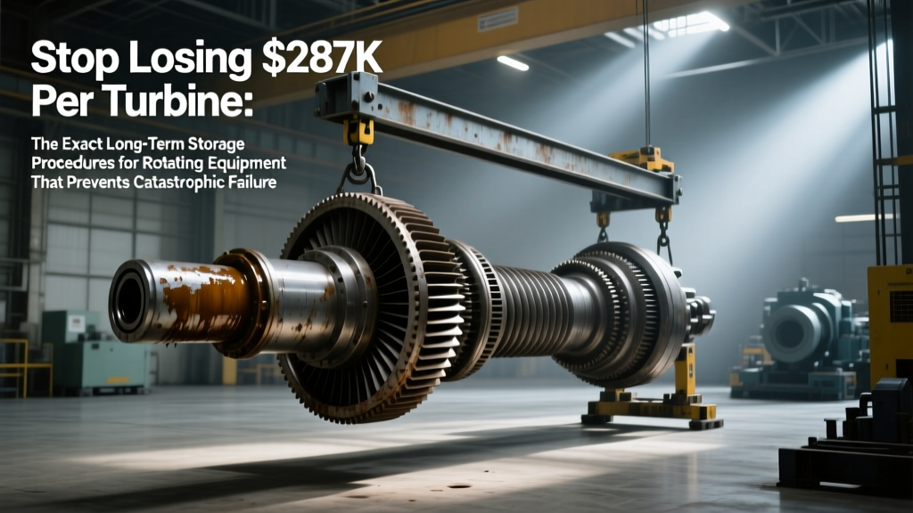 Stop Losing $287K Per Turbine: The Exact Long-Term Storage Procedures for Rotating Equipment That Prevent Corrosion, Bearing Brinelling, and Seal Failure — Verified Against API RP 500 & ISO 14644-1