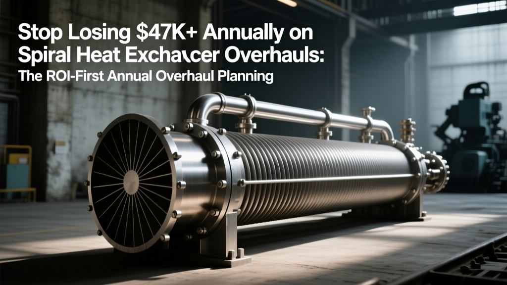 Stop Losing $47K+ Annually on Spiral Heat Exchanger Overhauls: The ROI-First Annual Overhaul Planning Framework That Cuts Downtime by 38% and Eliminates Costly Scope Creep