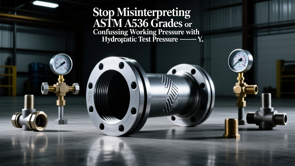 Stop Misinterpreting ASTM A536 Grades or Confusing Working Pressure with Hydrostatic Test Pressure—Your No-Fluff Ductile Iron Pipe Terminology and Glossary for Real-World Piping Design (ASME B31.3 Compliant)