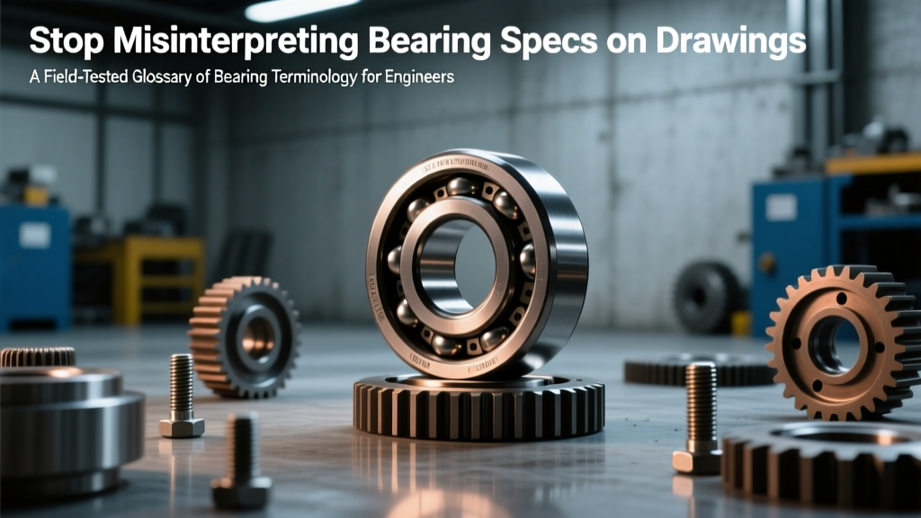 Stop Misinterpreting Bearing Specs on Drawings: A Field-Tested Glossary of Bearing Terminology for Engineers — Including Load Types, Life Calculations, Lubrication Codes, Failure Mode Red Flags, and ISO/ABMA Standard Definitions You Can’t Afford to Get Wrong