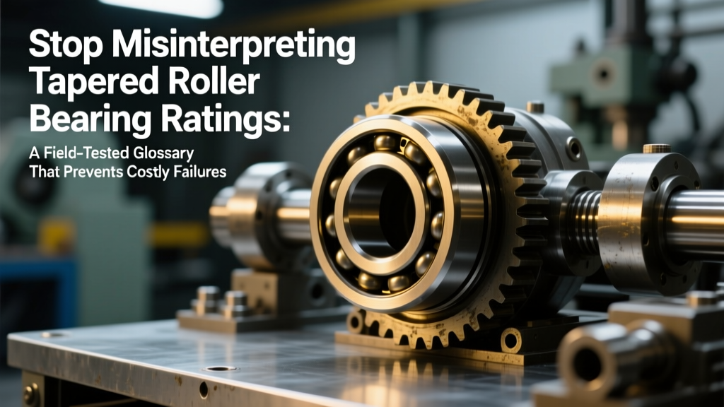 Stop Misinterpreting Tapered Roller Bearing Ratings: A Field-Tested Glossary That Prevents Costly Failures (ISO 281, ABMA, API RP 686 Aligned)