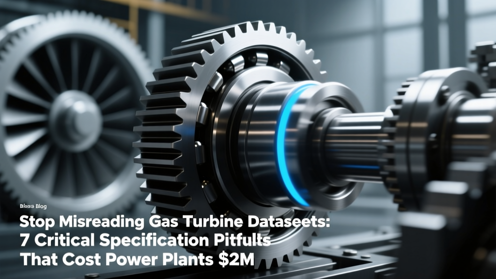 Stop Misreading Gas Turbine Datasheets: 7 Critical Specification Pitfalls That Cost Power Plants $2.3M+ in Unplanned Outages (And How to Decode Performance Curves Like a GE or Siemens Field Engineer)