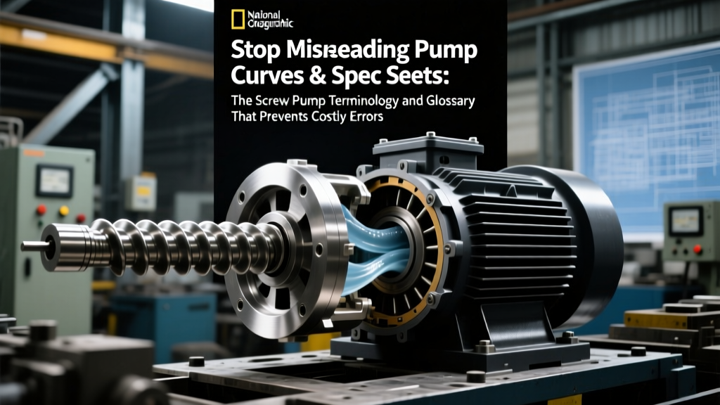 Stop Misreading Pump Curves & Spec Sheets: The Screw Pump Terminology and Glossary That Prevents Costly Installation Errors (27 Terms Every Engineer Must Know Before Sizing or Commissioning)