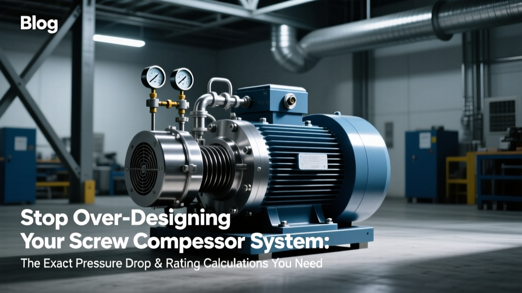 Stop Over-Designing Your Screw Compressor System: The Exact Pressure Drop & Rating Calculations You Need (With Real-World Formulas, ISO 1217 Correction Factors, and Energy-Saving Safety Margins)