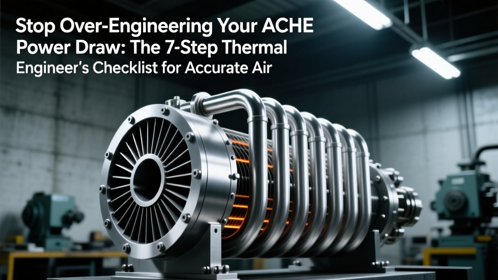 Stop Over-Engineering Your ACHE Power Draw: The 7-Step Thermal Engineer’s Checklist for Accurate Air Cooled Heat Exchanger Power Consumption Calculation (With Real Unit Conversions, TEMA-Compliant Fouling Corrections, and 3 Worked Examples)