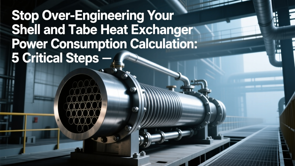Stop Over-Engineering Your Shell and Tube Heat Exchanger Power Consumption Calculation: 5 Critical Steps (with Real TEMA-Compliant Worked Examples, Unit Conversion Pitfalls, and ASME-Required Safety Margins)