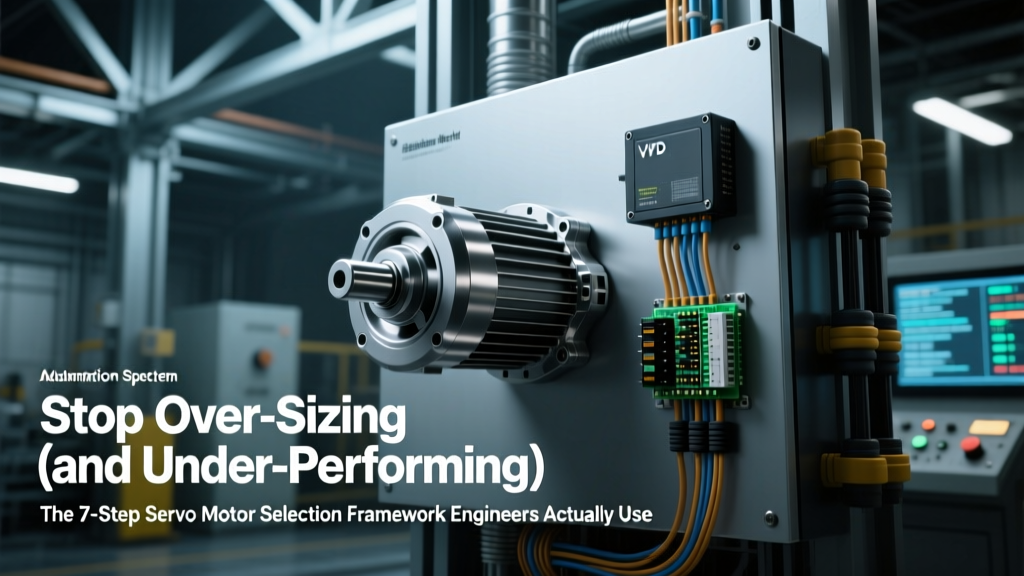 Stop Over-Sizing (and Under-Performing): The 7-Step Servo Motor Selection Framework Engineers Actually Use — Sizing Criteria, Performance Parameters, Material Compatibility & Application Requirements Explained Without Jargon
