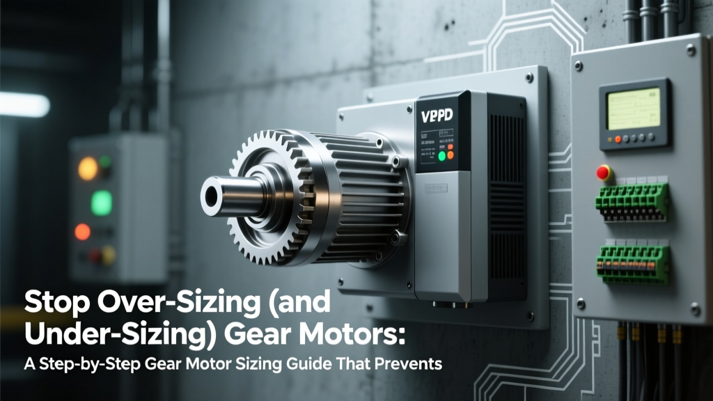 Stop Over-Sizing (and Under-Sizing) Gear Motors: A Step-by-Step Gear Motor Sizing Guide That Prevents Costly Failures, Wasted Energy, and Unexpected Downtime — With Real NEMA/IEC Worked Examples & Formula Derivations You Can Trust