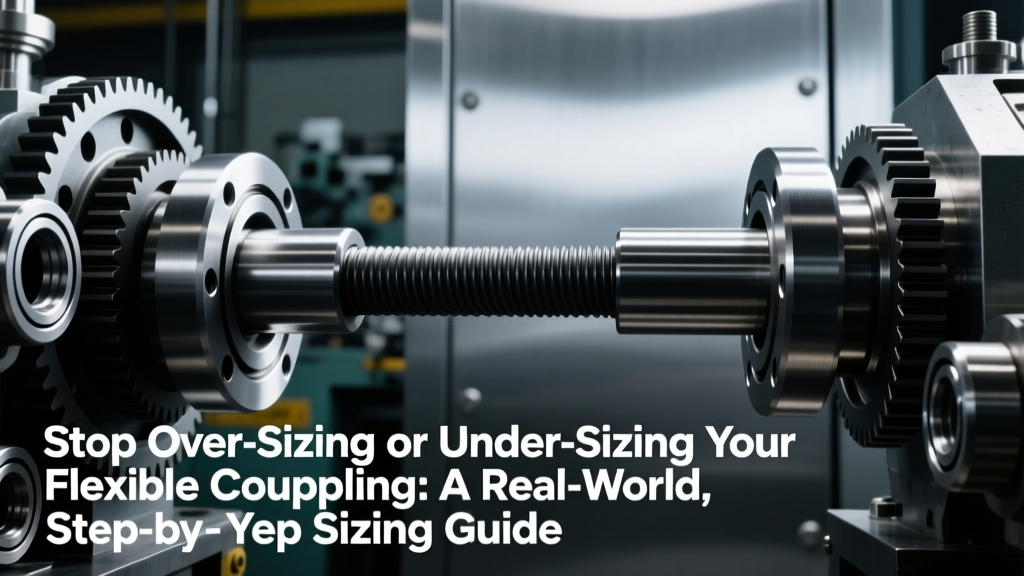 Stop Over-Sizing or Under-Sizing Your Flexible Coupling: A Real-World, Step-by-Step Sizing Guide with Torque Calculations, Misalignment Checks, and 3 Worked Examples That Prevent Costly Drive Train Failures