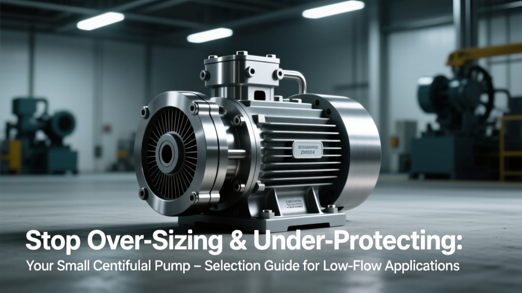 Stop Over-Sizing & Under-Protecting: Your Small Centrifugal Pump: Selection Guide for Low-Flow Applications Must Account for Safety Margins, ASME B73.3 Compliance, and Real-World NPSHr Drift—Here’s Exactly How to Size, Certify, and Install Without Violating OSHA 1910.147 or NFPA 70E.