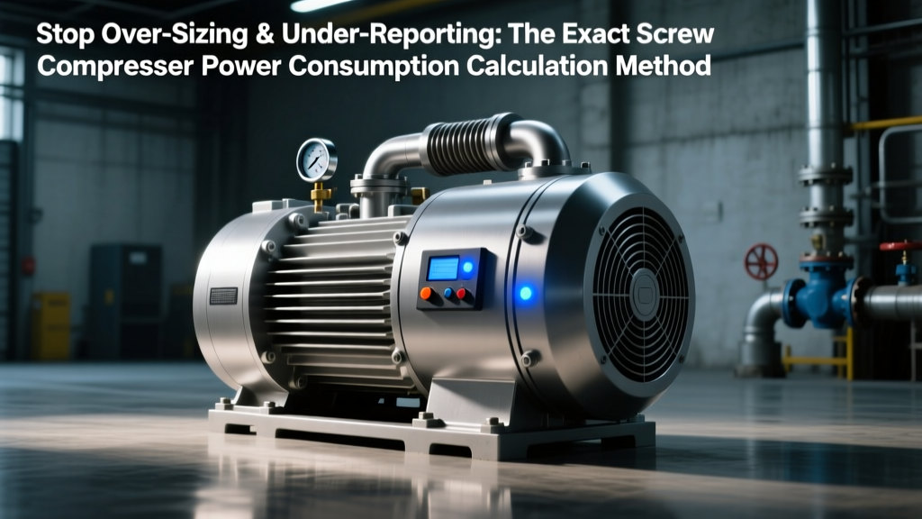 Stop Over-Sizing & Under-Reporting: The Exact Screw Compressor Power Consumption Calculation Method Used by ASME-Certified Engineers (With Real Plant Data, Unit-Checked Formulas, and ISO 1217 Annex D Compliance Checks)