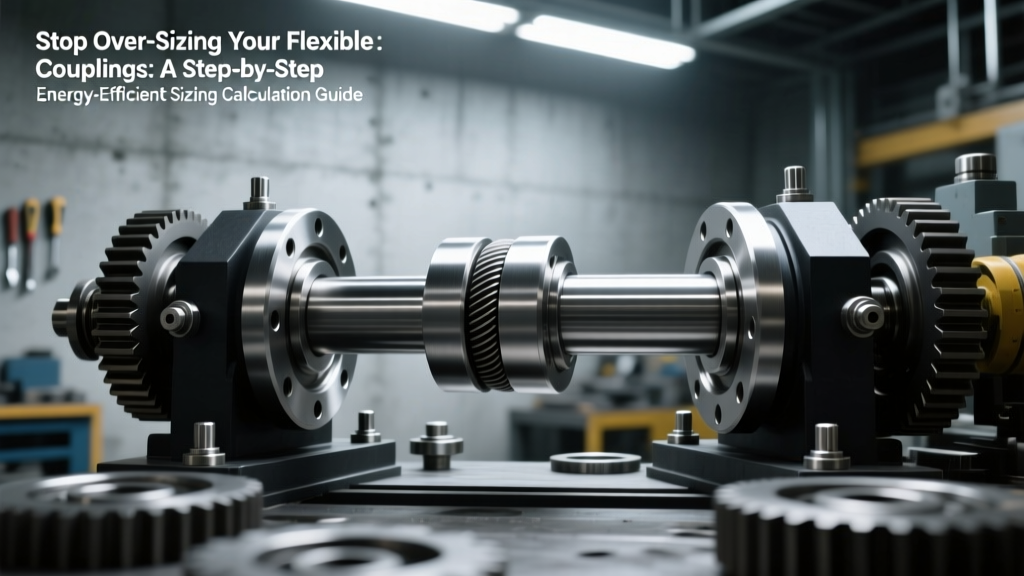 Stop Over-Sizing Your Flexible Couplings: A Step-by-Step Energy-Efficient Sizing Calculation Guide (with Real Torque, Misalignment & Service Factor Worked Examples)