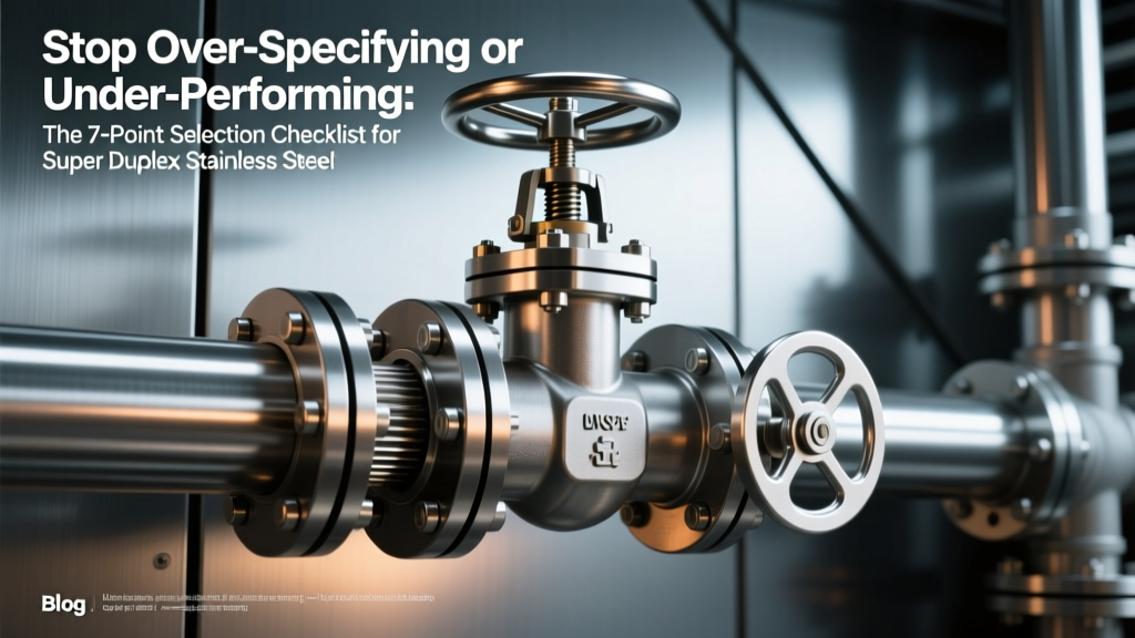 Stop Over-Specifying or Under-Performing: The 7-Point Selection Checklist for Super Duplex Stainless Steel Butterfly Valves (When Standard 316 or Duplex Isn’t Enough)