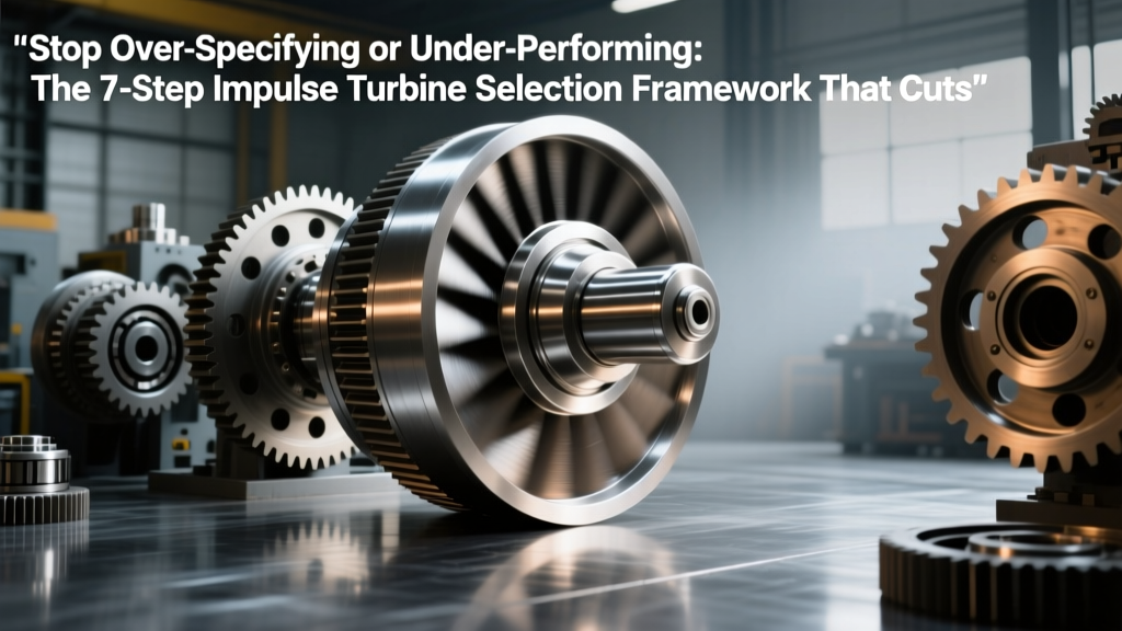 Stop Over-Specifying or Under-Performing: The 7-Step Impulse Turbine Selection Framework That Cuts Installation Delays by 42% (Based on Real Hydropower & Waste-Heat Recovery Plant Data)