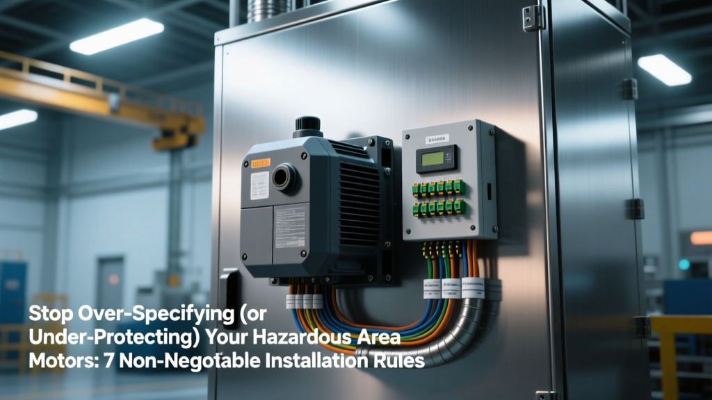 Stop Over-Specifying (or Under-Protecting) Your Hazardous Area Motors: 7 Non-Negotiable Installation & Commissioning Checks Every Engineer Misses During Explosion-Proof Motor Selection — Including NEMA vs. IEC Certification Pitfalls, Efficiency Trade-Offs at Startup, and Real-World Zone 1/2 Commissioning Validation Steps