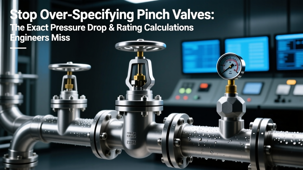 Stop Over-Specifying Pinch Valves: The Exact Pressure Drop & Rating Calculations Engineers Miss (With Real-World Cv Corrections, ASME B16.34 Safety Margins, and ROI-Driven Sizing Worked Examples)