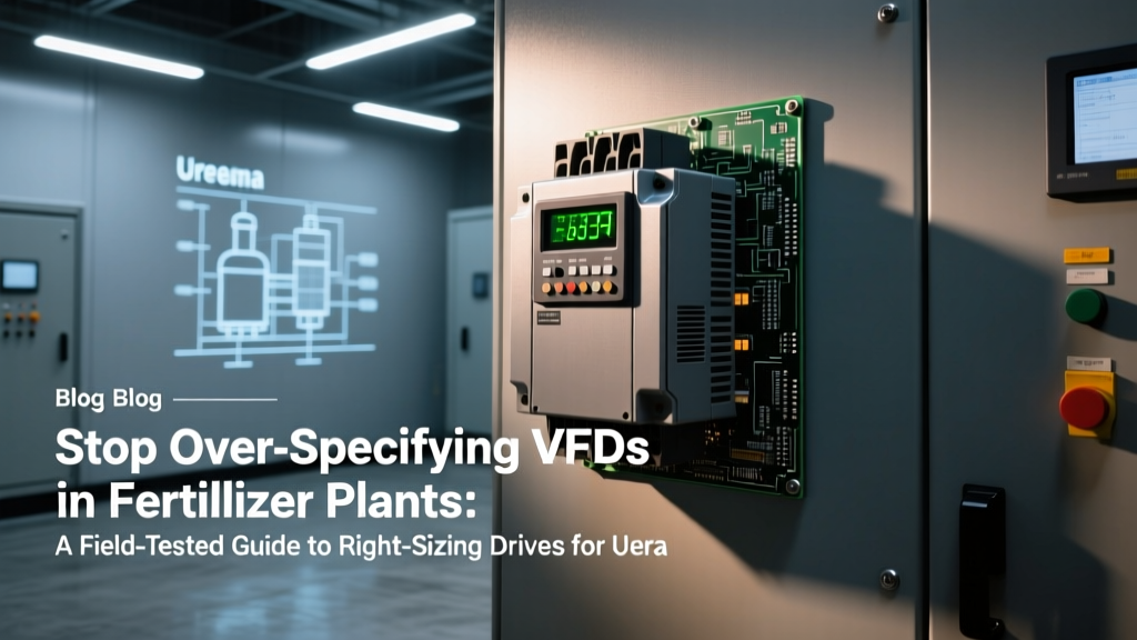 Stop Over-Specifying VFDs in Fertilizer Plants: A Field-Tested Guide to Right-Sizing Drives for Urea Granulation, DAP Cooling Belts, and NPK Blending Lines — Material Compatibility, Hygienic Sealing, ISO 22000 Alignment, and 3 Real Plant ROI Benchmarks