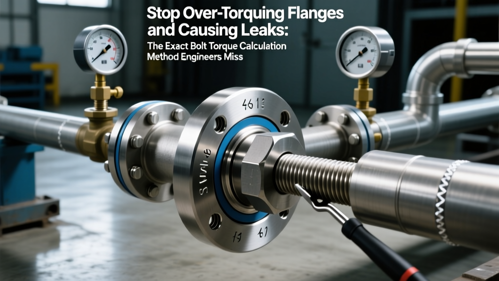 Stop Over-Torquing Flanges and Causing Leaks: The Exact Bolt Torque Calculation Method Engineers Miss—Including Friction Coefficients, Gasket Seating Force, and Bolt Stress Limits (With Real ASME B16.5 Worked Examples)