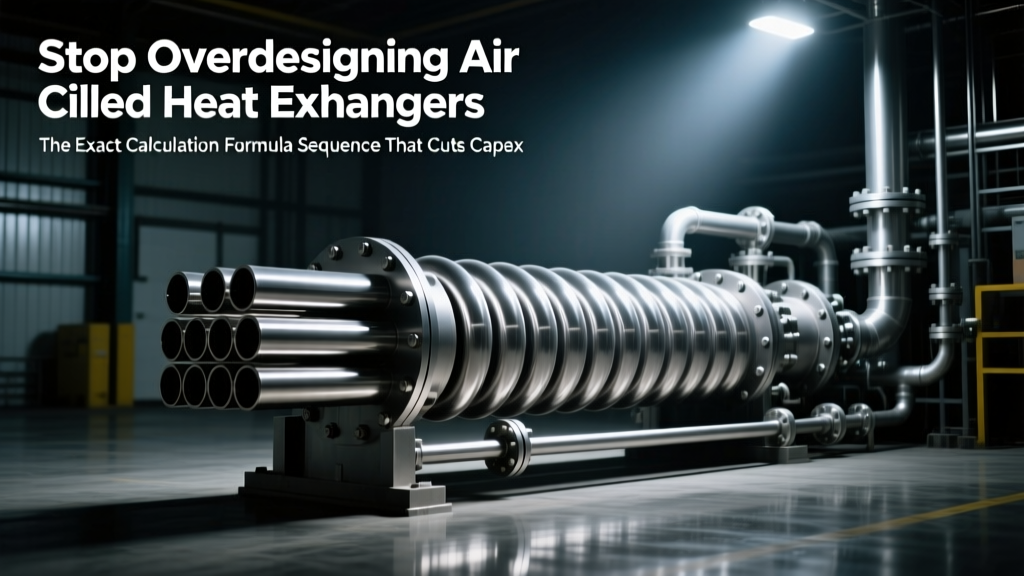 Stop Overdesigning Air Cooled Heat Exchangers: The Exact Calculation Formula Sequence That Cuts Capital Cost by 18–32% (With Real Unit Conversions, TEMA-Compliant Worked Examples, and ROI-Weighted Sizing Logic)