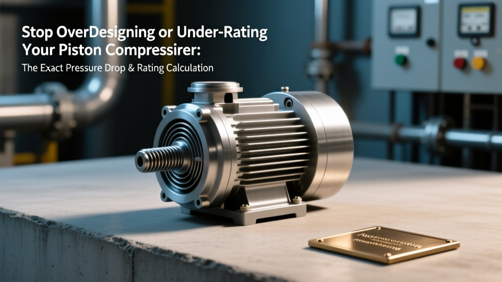 Stop Overdesigning or Under-Rating Your Piston Compressor: The Exact Pressure Drop & Rating Calculation Workflow Engineers Miss (With Real-World Formulas, Unit Trap Warnings, and ASME BPVC-Compliant Safety Margins)