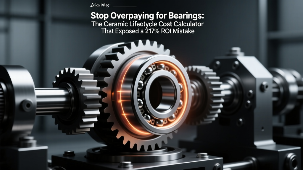 Stop Overpaying for Bearings: The Ceramic Lifecycle Cost Calculator That Exposed a 217% ROI Mistake in Our Client’s Compressor Train — Energy Savings, Maintenance Intervals & Replacement Planning Built In